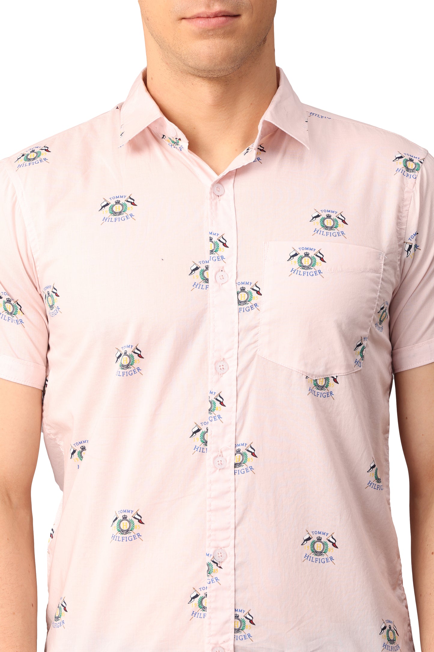 Light peach Printed Shirt