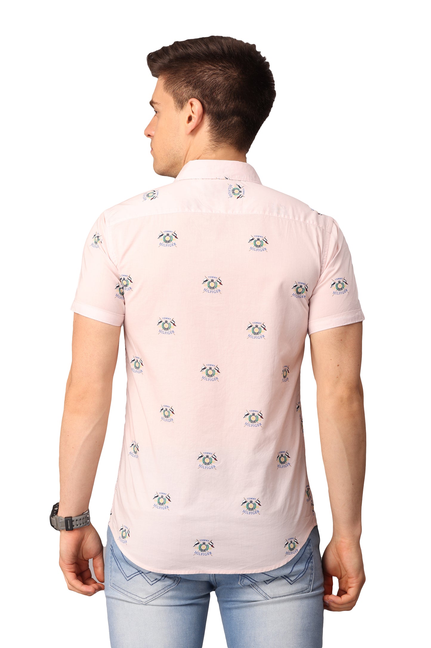 Light peach Printed Shirt