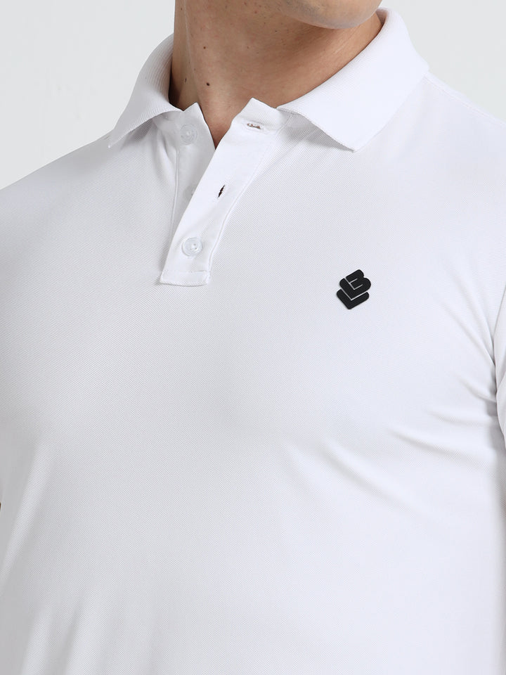 Men's Essential  White Crew Neck Cotton T-Shirt