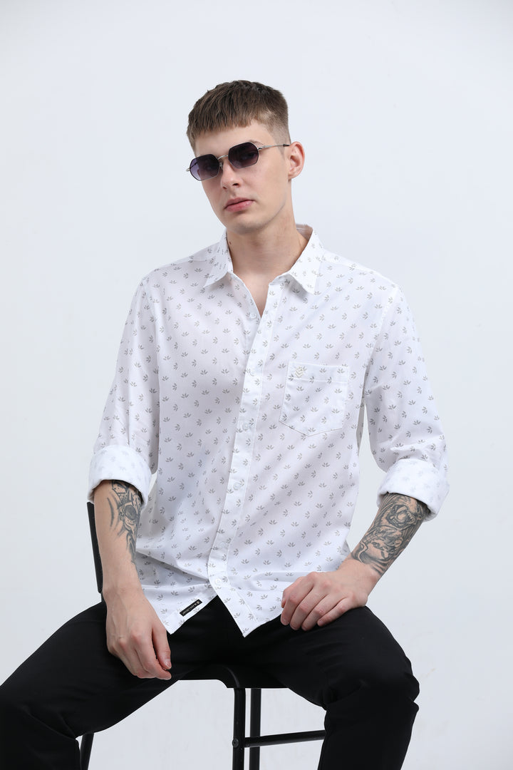 Man's Breathable fabric Sea Green shirt