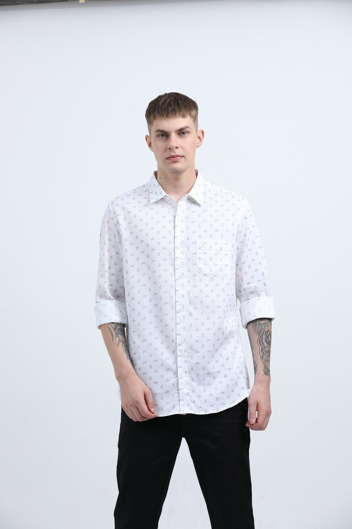 Man's Breathable fabric Sea Green shirt