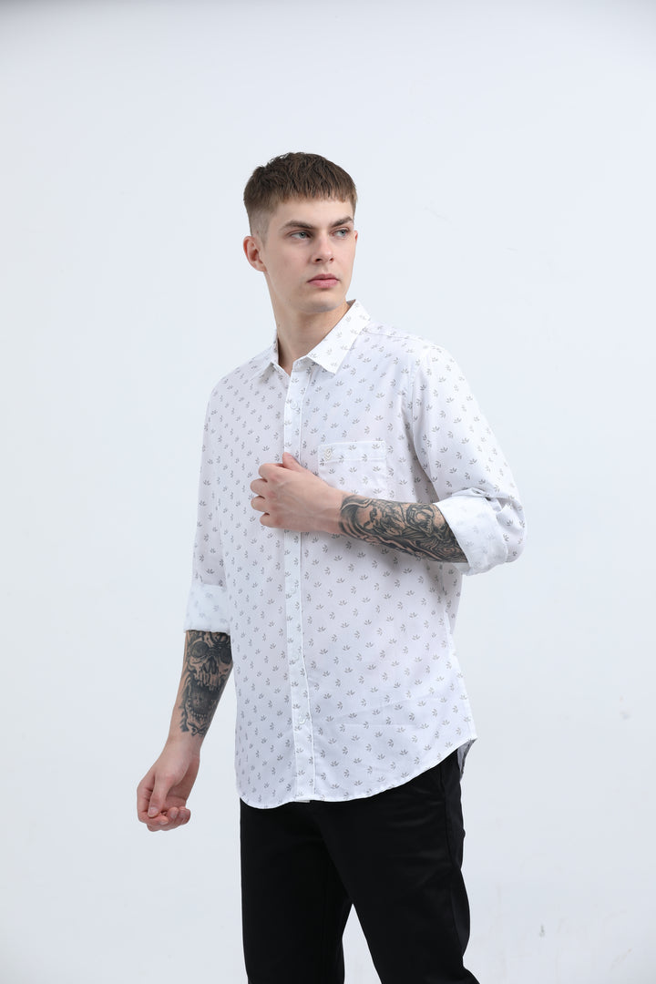 Man's Breathable fabric Sea Green shirt