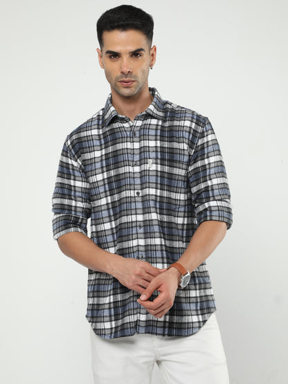 Men's Multi Color Check Shirt