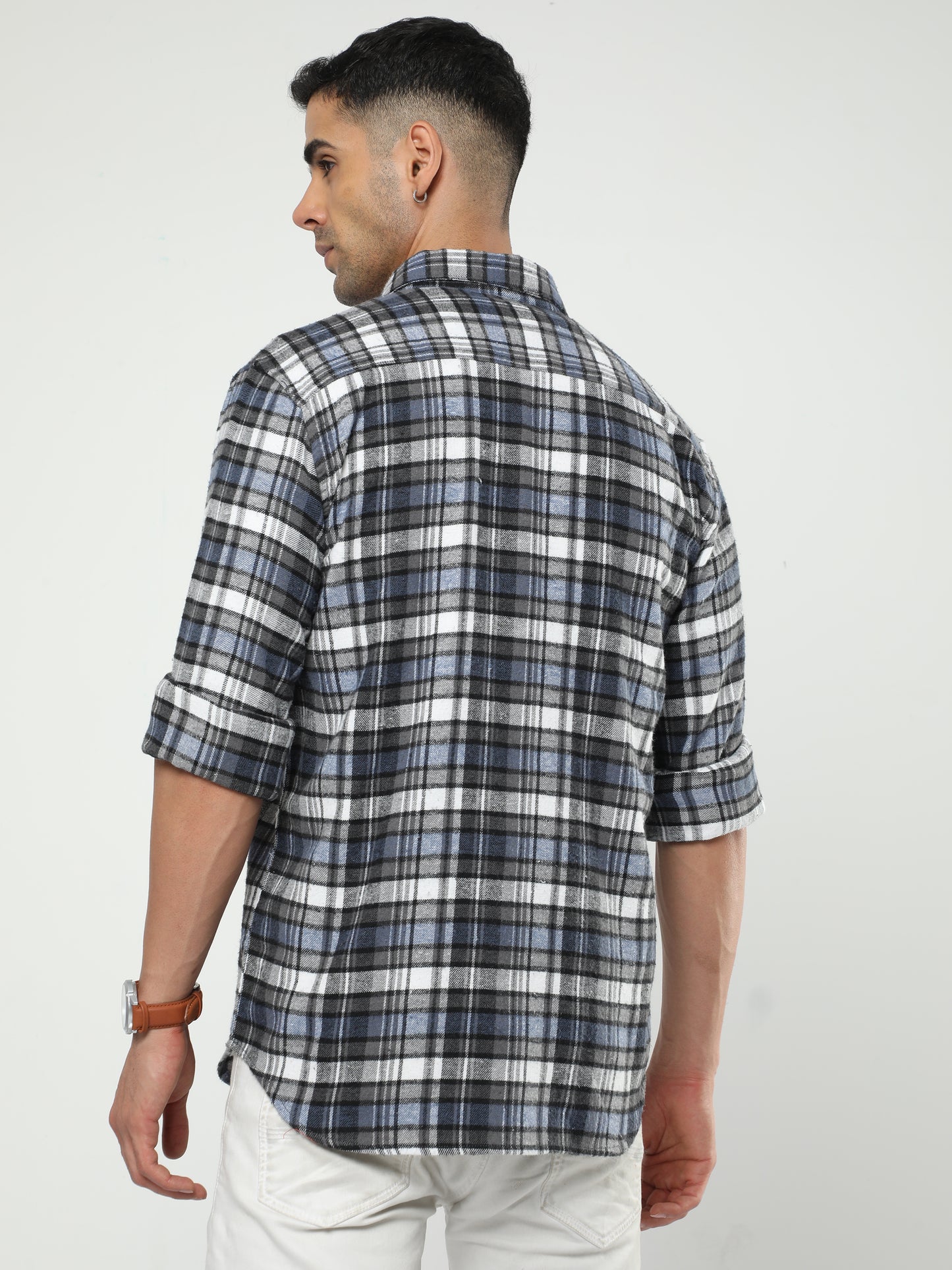 Men's Multi Color Check Shirt