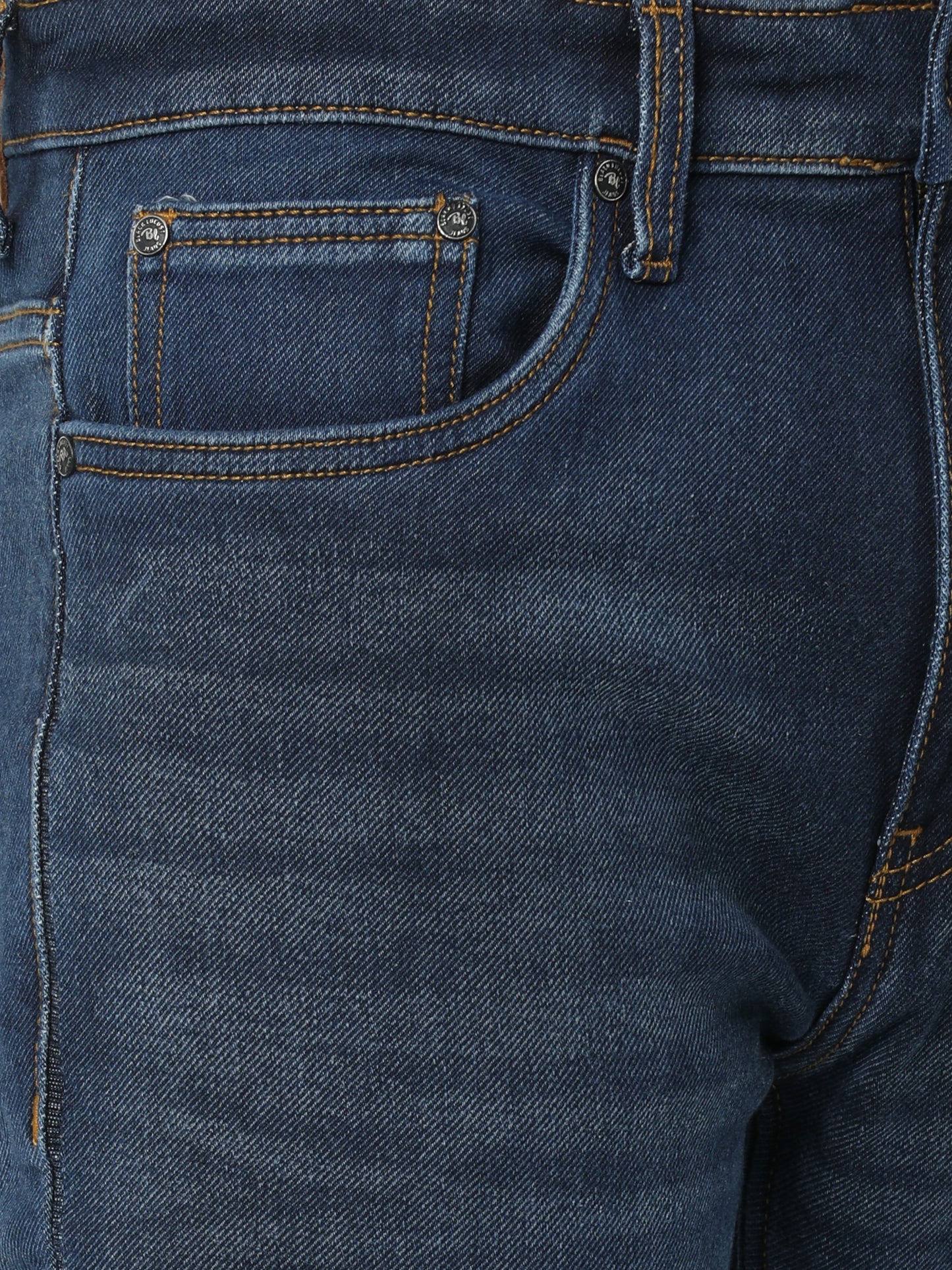 Men's Washed Blue Denim Pant