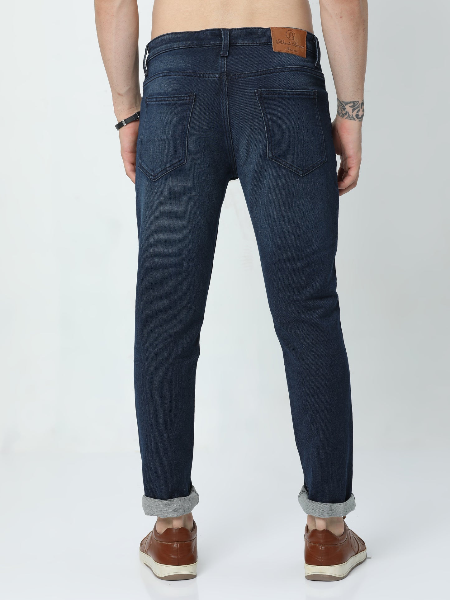 Tealish Blue Casual Jeans