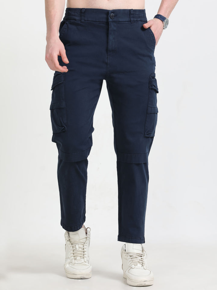 Men's Tapered inseam with adjustable hem cargo trousers