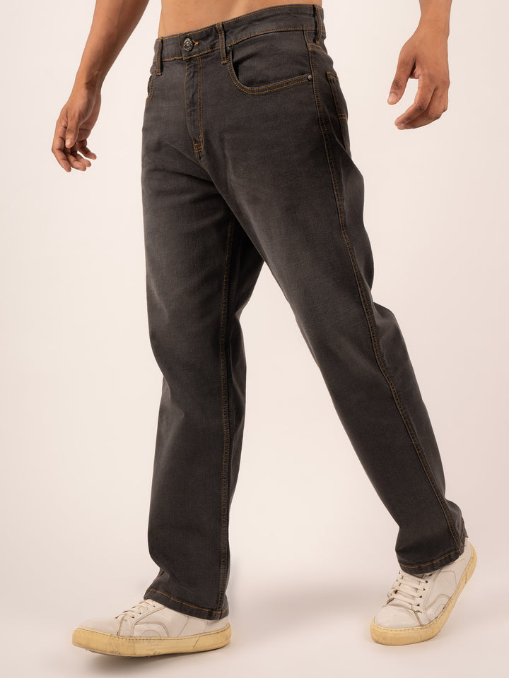 MEN'S CLASSIC STRAIGHT FIT STRETCH DENIM JEANS