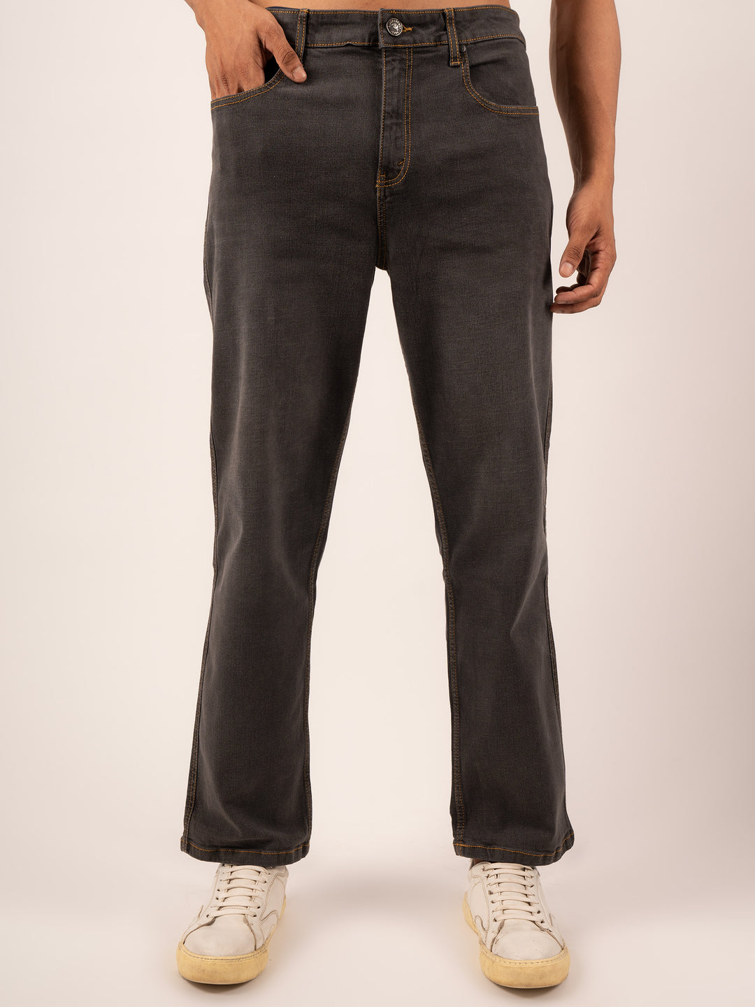MEN'S CLASSIC STRAIGHT FIT STRETCH DENIM JEANS