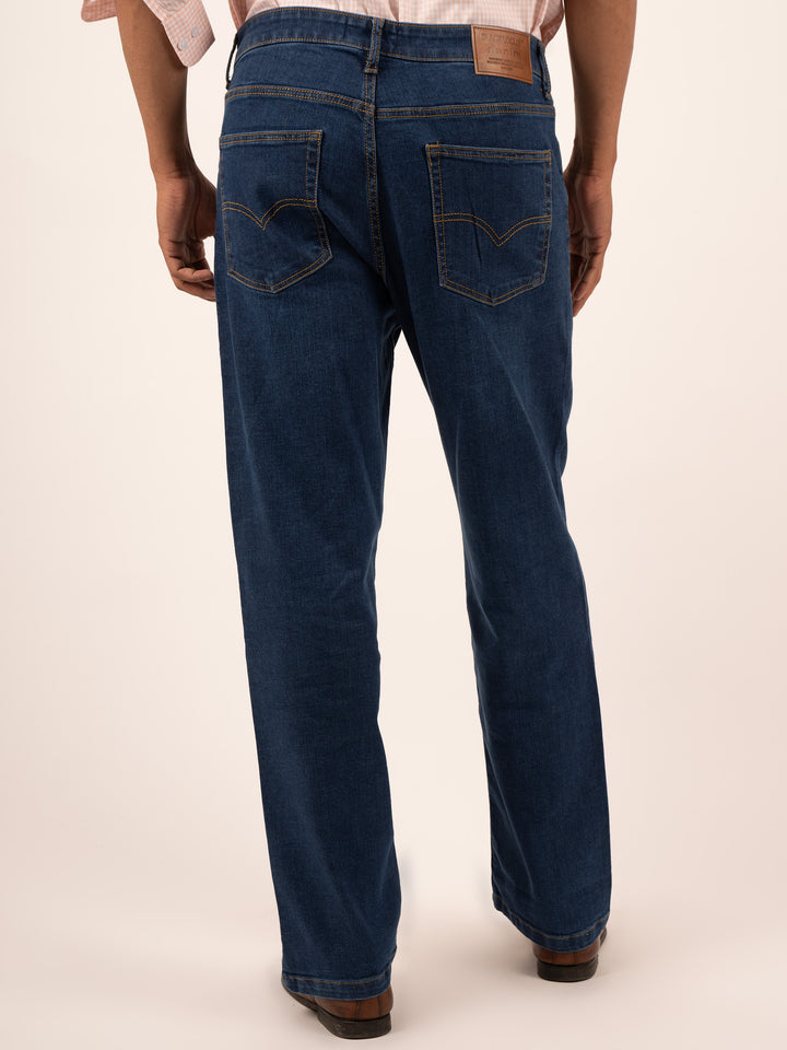 Men’s Space Blue Baggy Fit Jeans