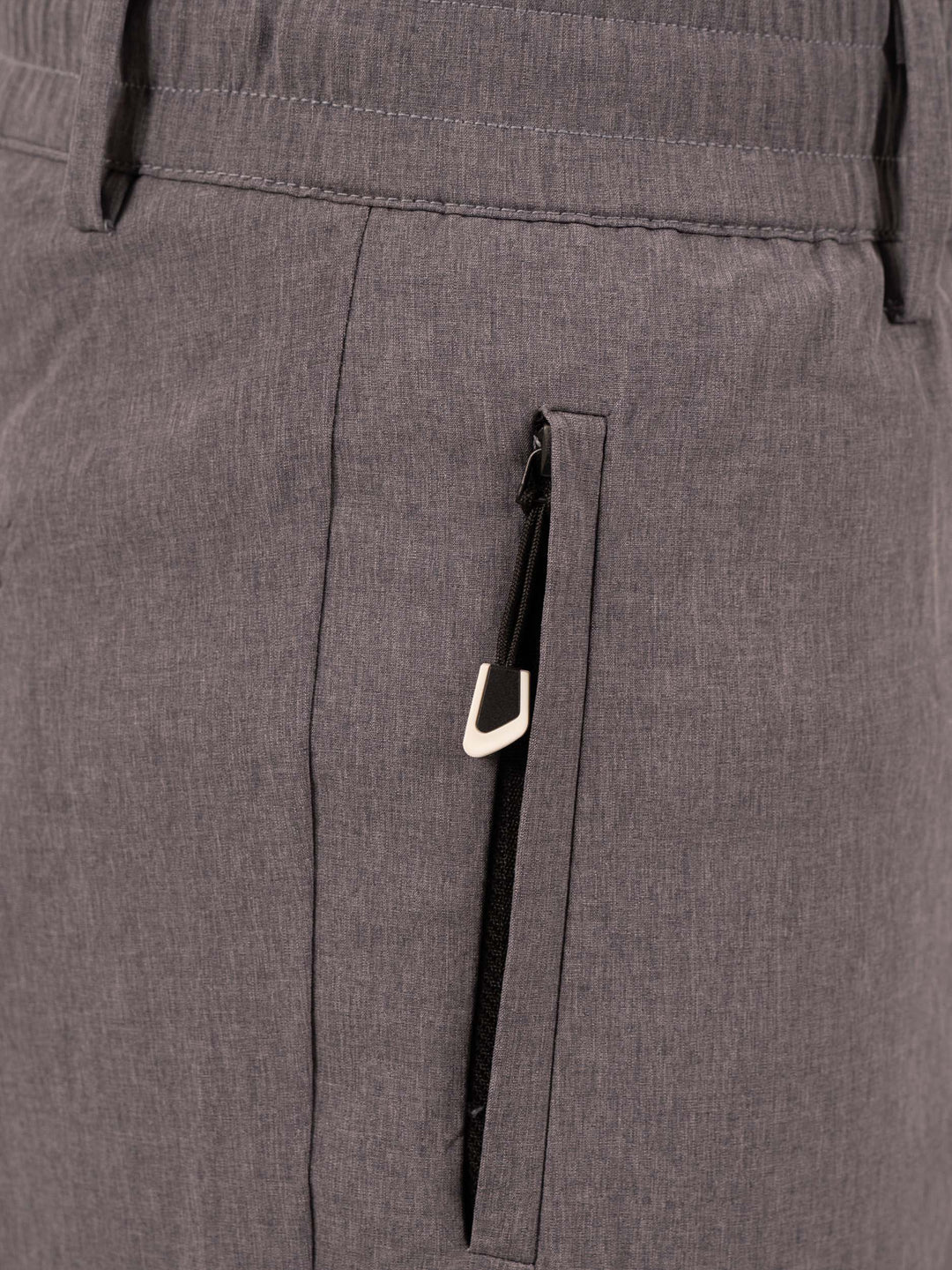 MEN'S GREY SLIM-FIT CASUAL FORMAL PANT