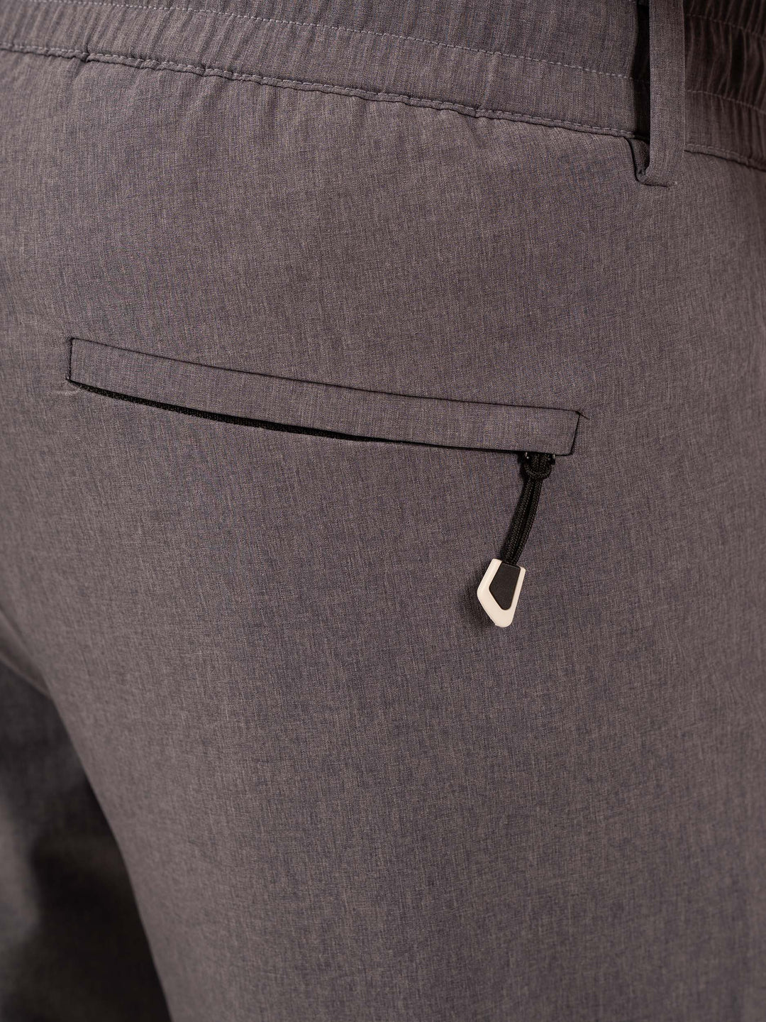 MEN'S GREY SLIM-FIT CASUAL FORMAL PANT