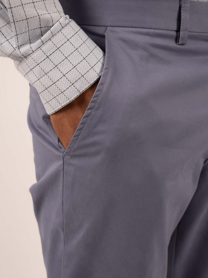 MEN'S GREY EVERYDAY PERFORMANCE FORMAL PANT