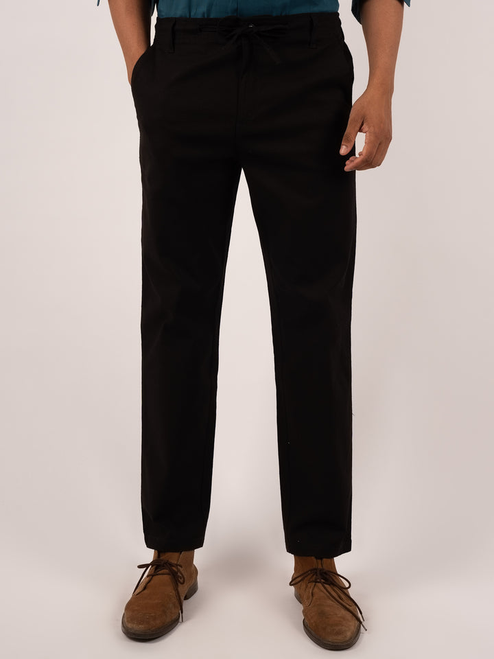 Men’s Smart Fit Cotton Drawstring Trousrs