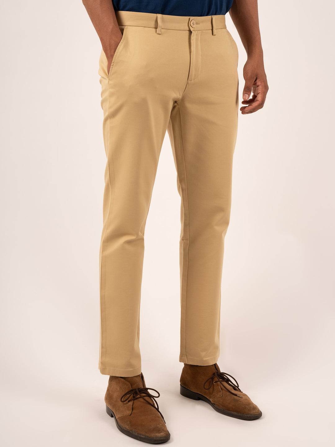 MEN'S WOOD STRETCH REGULAR FIT FORMAL PANT