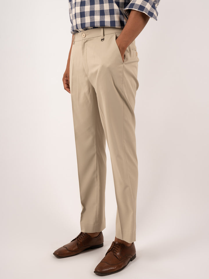 MEN'S DEEP MARINE, SHARP FIT TAILORED FORMAL PANT