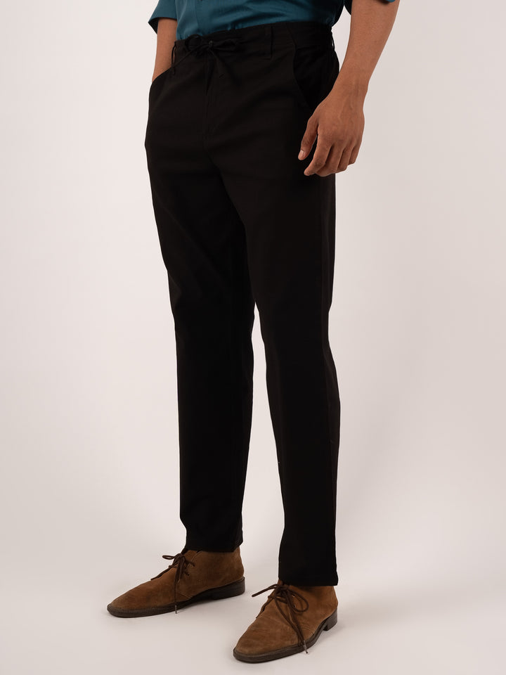 Men’s Smart Fit Cotton Drawstring Trousrs