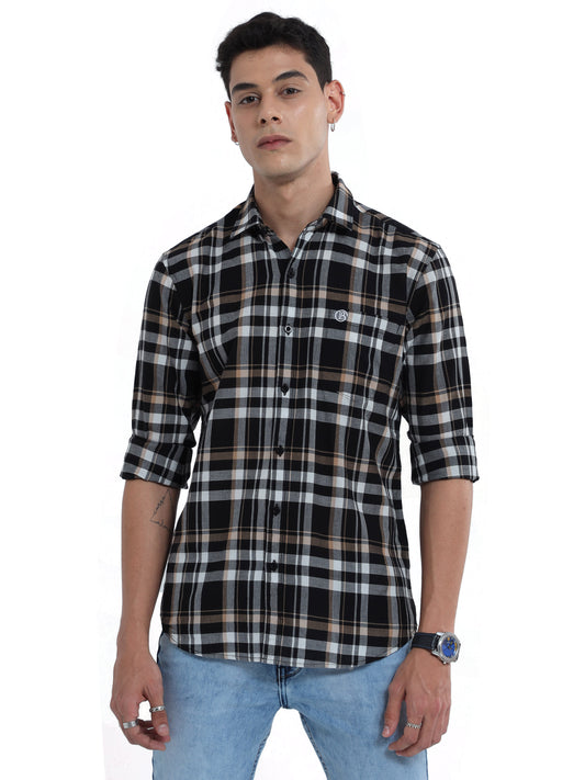 Multi Color Full Sleeve Check Shirt