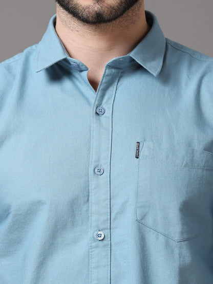 Light Blue Slim Fit Full Sleeve Shirt