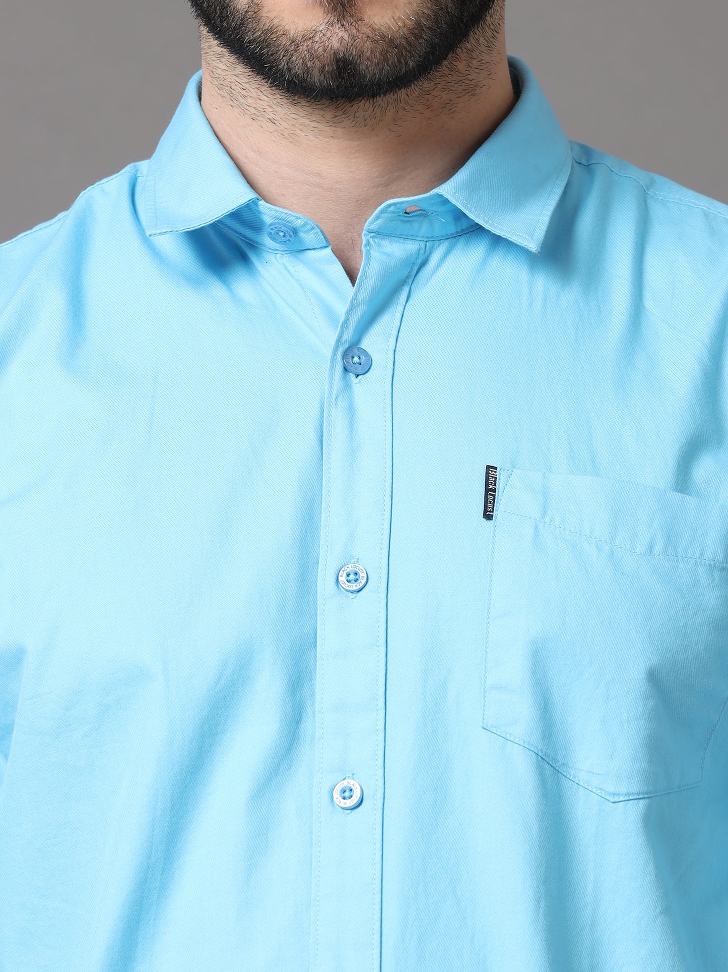 Light Blue Slim Fit Full Sleeve Shirt