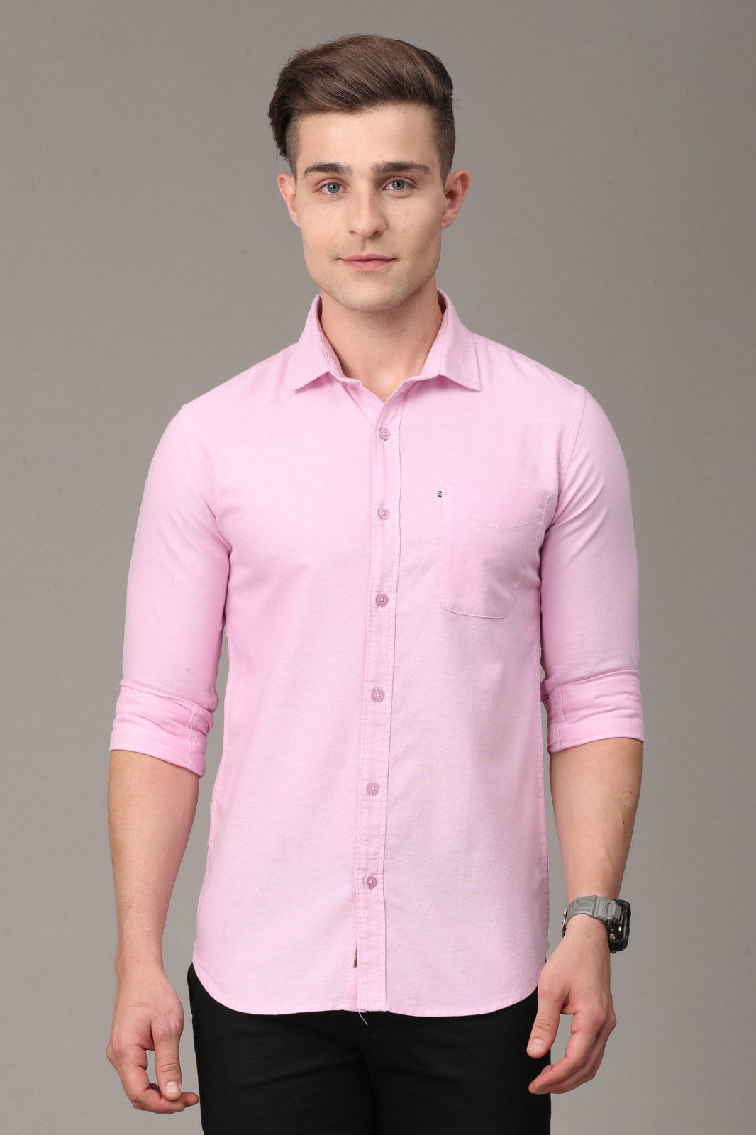 Dark Pink Sold Full Sleeve Shirt