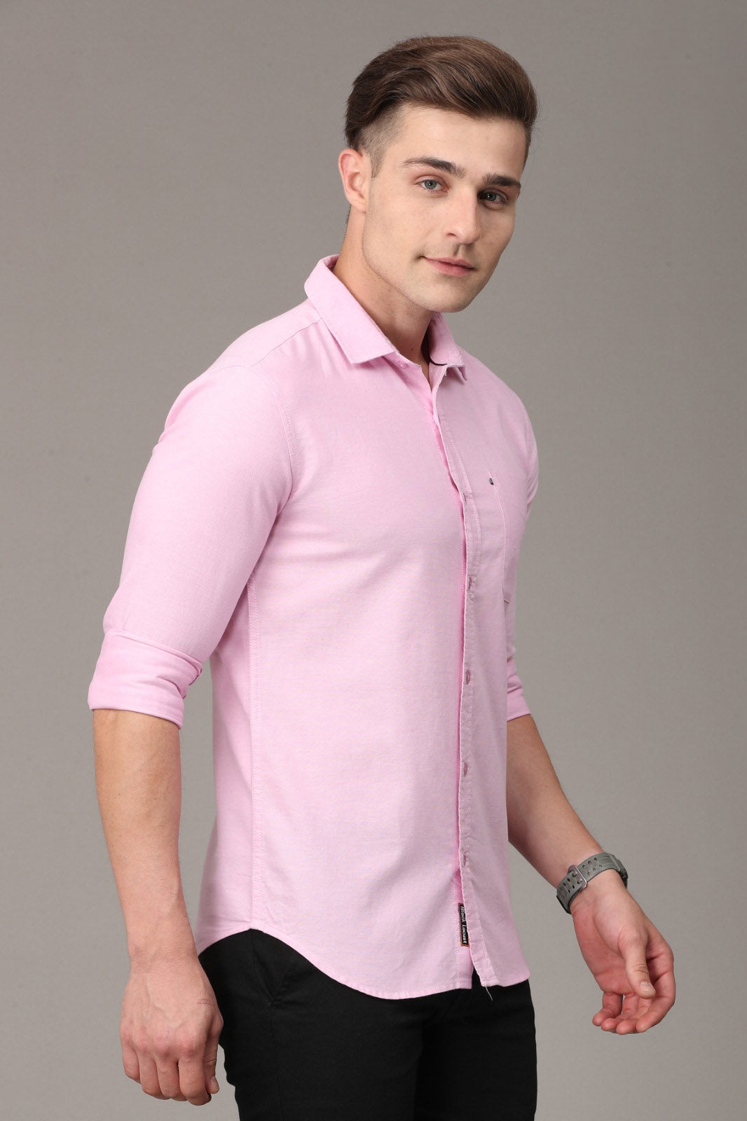 Dark Pink Sold Full Sleeve Shirt