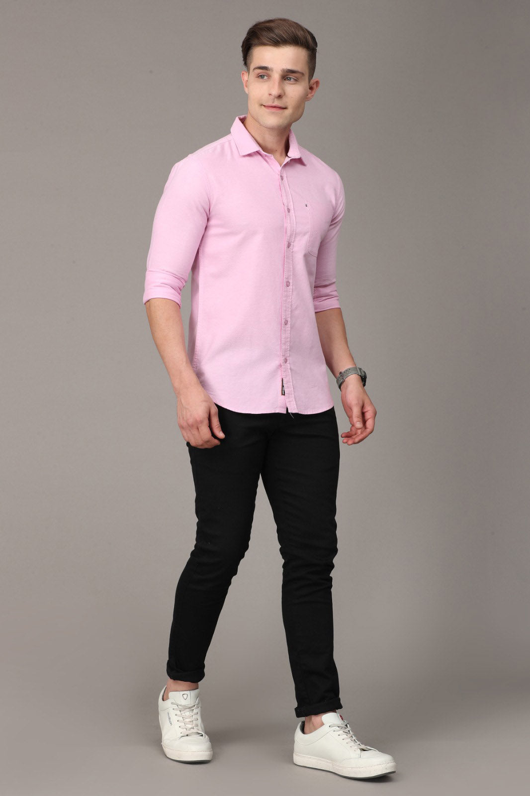 Dark Pink Sold Full Sleeve Shirt