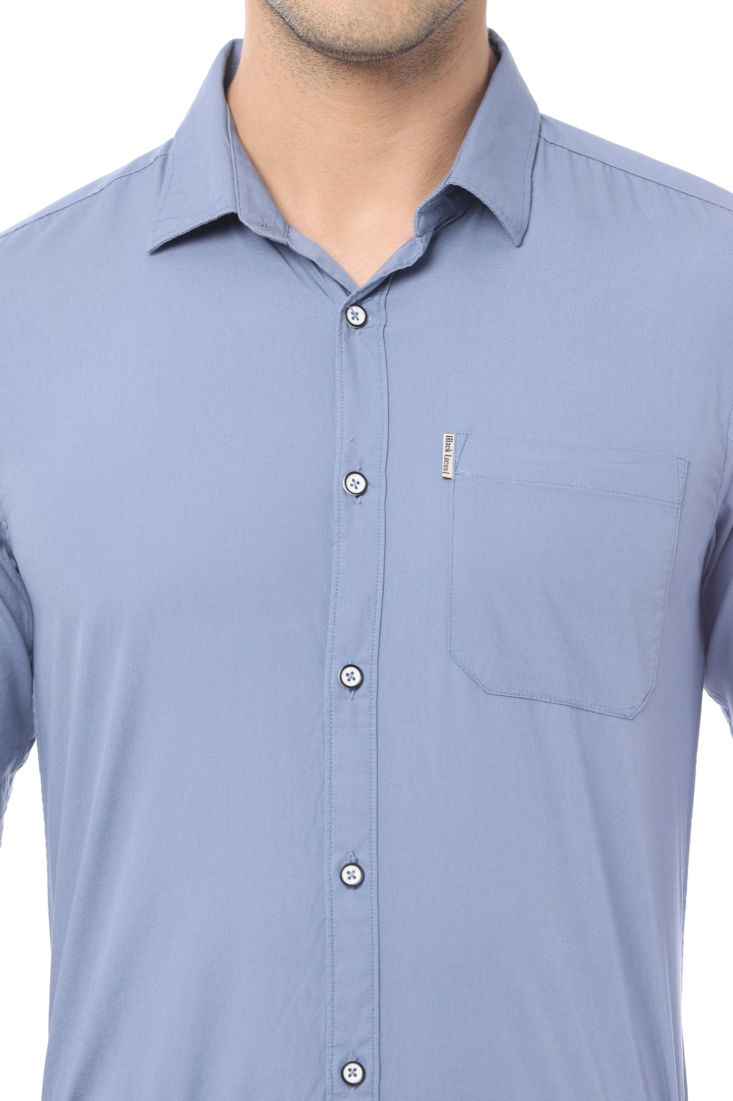 Light Blue Slim Fit Full Sleeve Shirt