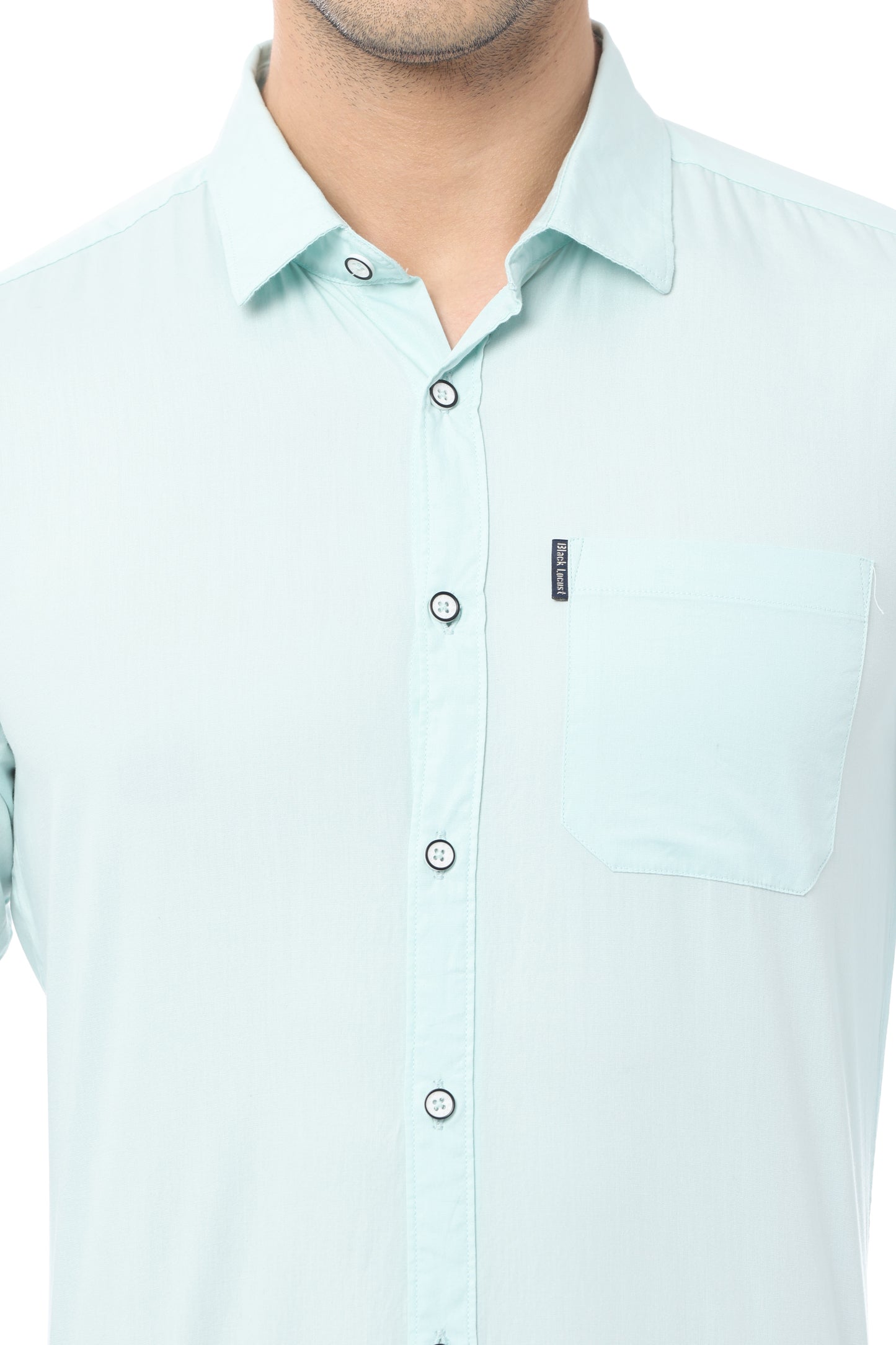 Light Green Slim Fit Full Sleeve Shirt