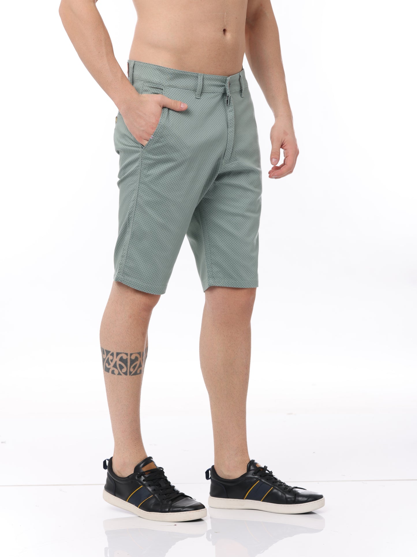 Textured Green Short